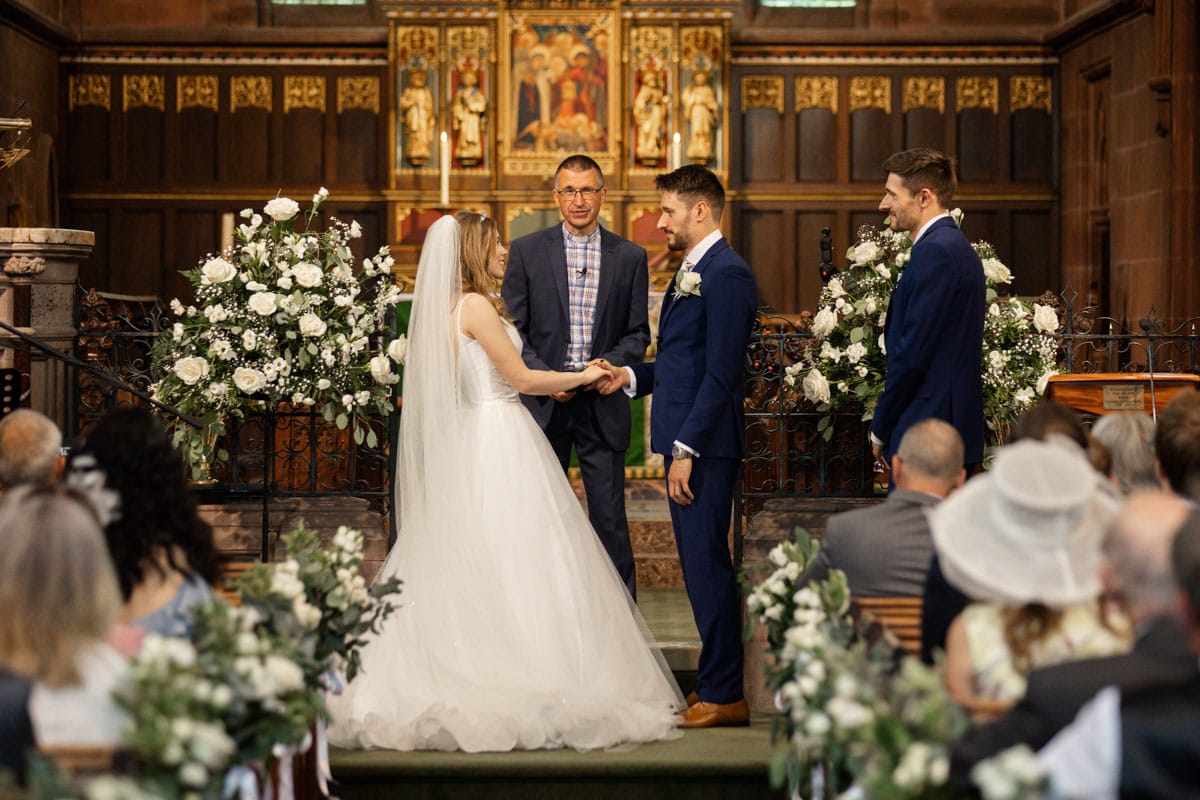 church wedding on the wirral