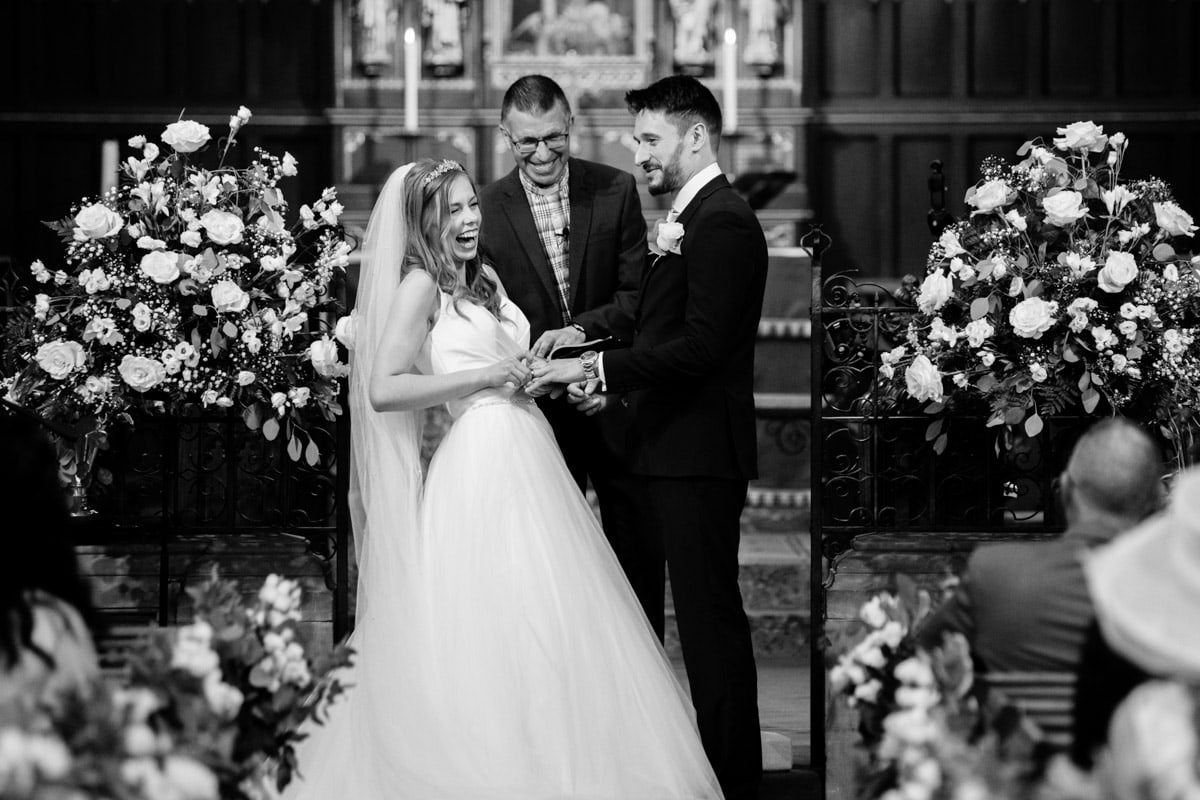 church wedding on the wirral