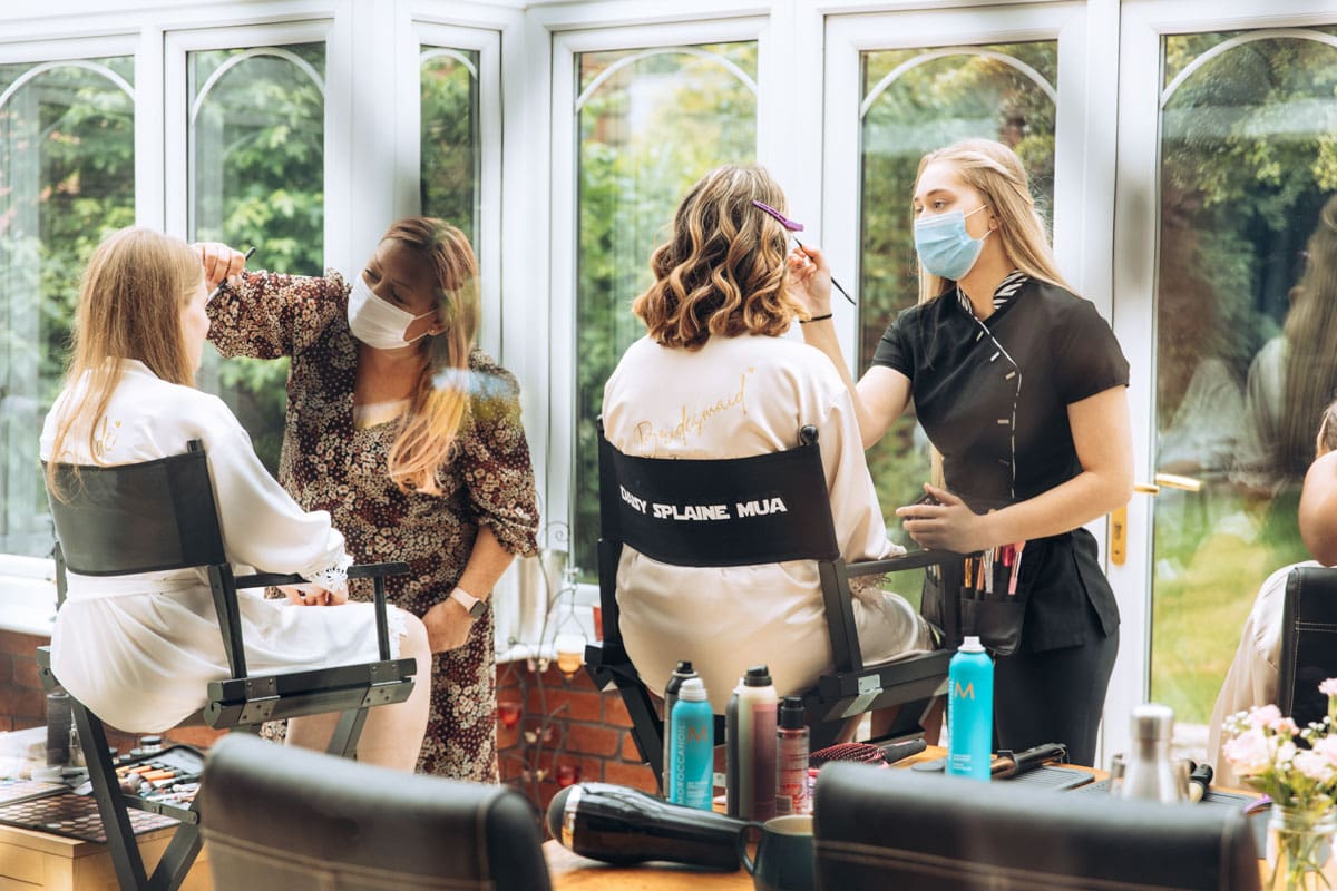 bridal prep Oldfield Farm wedding photography