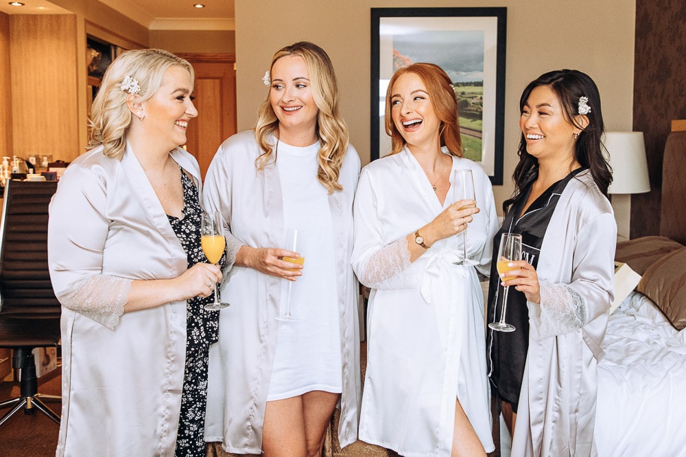 chester bridesmaids at the carden park hotel