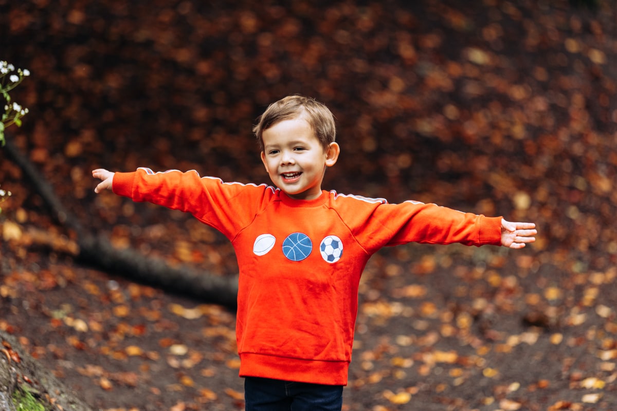 Bramhall Hall in the Autumn family photoshoot in Cheshire