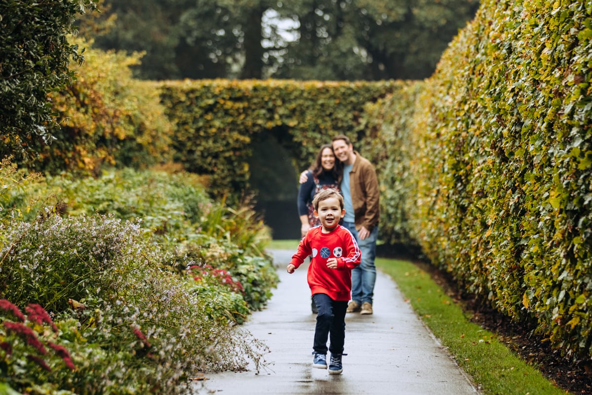Bramhall Hall in the Autumn family photoshoot in Cheshire