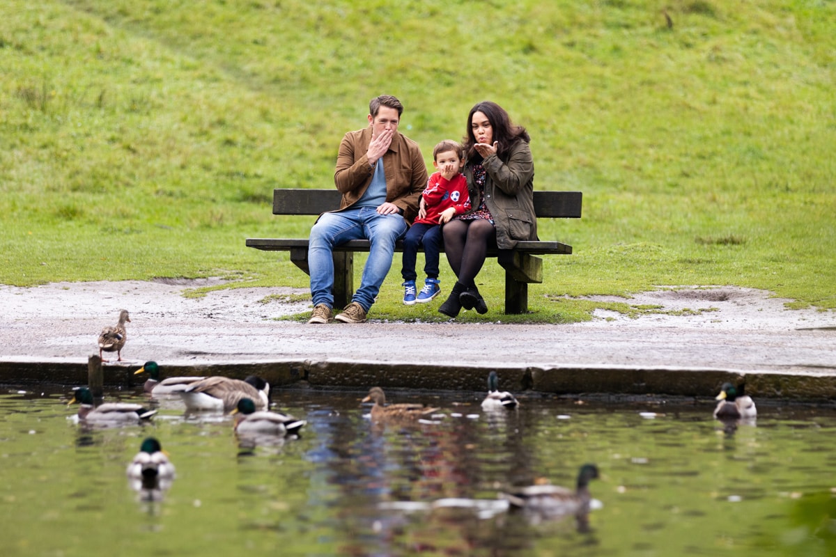 Bramhall Park Duck Pond family photography