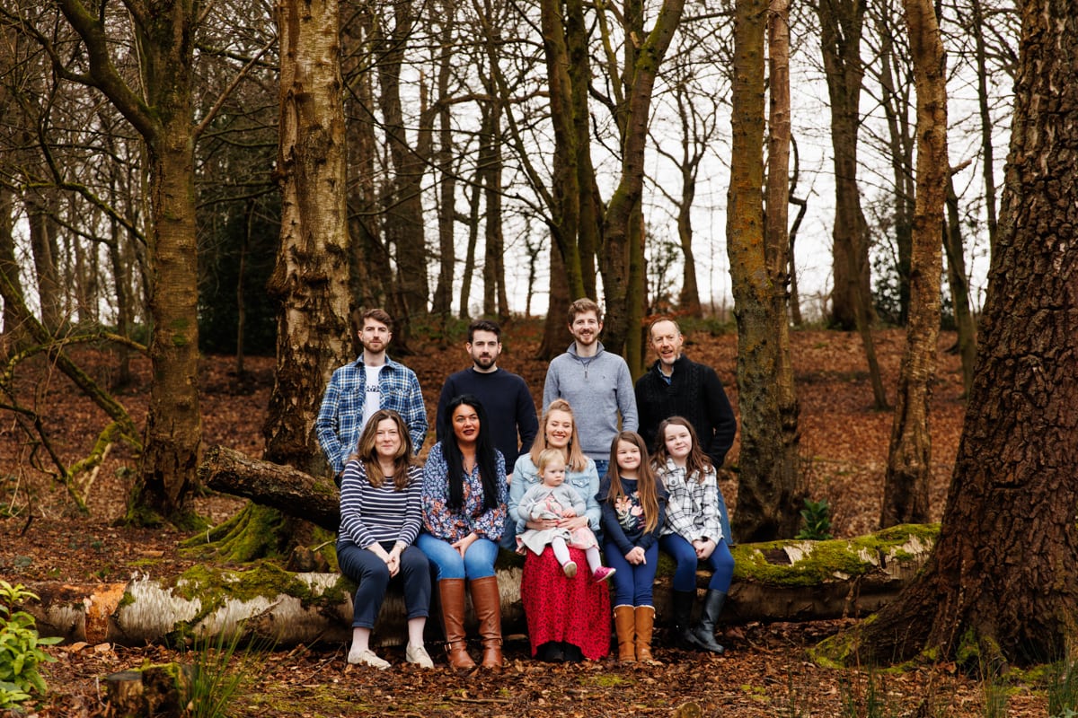 Gawthorpe Hall Large Family Group Photo