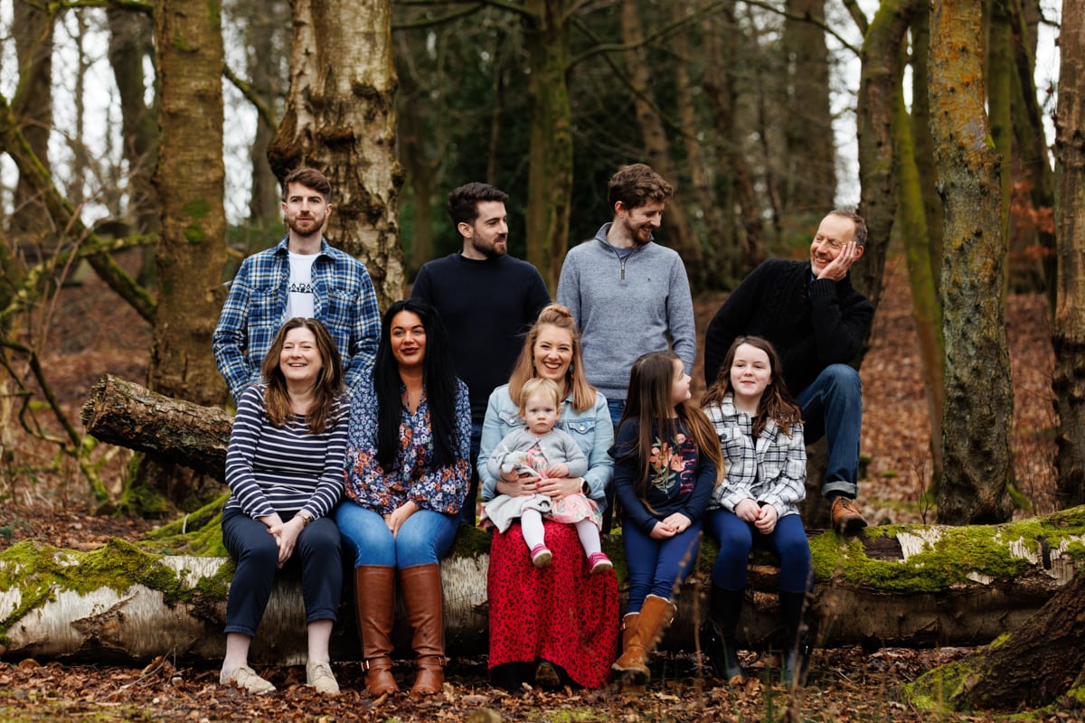 Gawthorpe Hall Large Family Group Photo