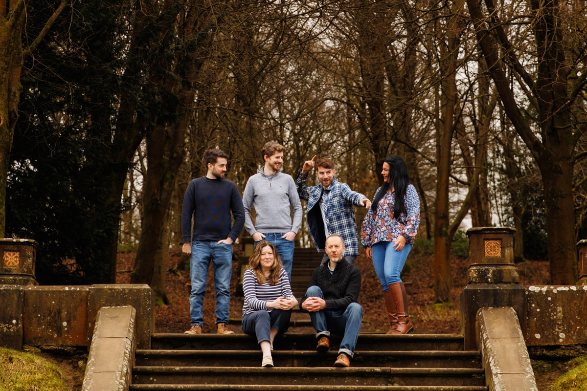 Gawthorpe Hall Large Family Group Photo