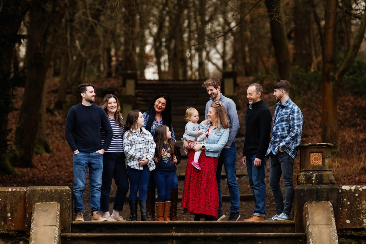 Gawthorpe Hall Large Family Group Photo