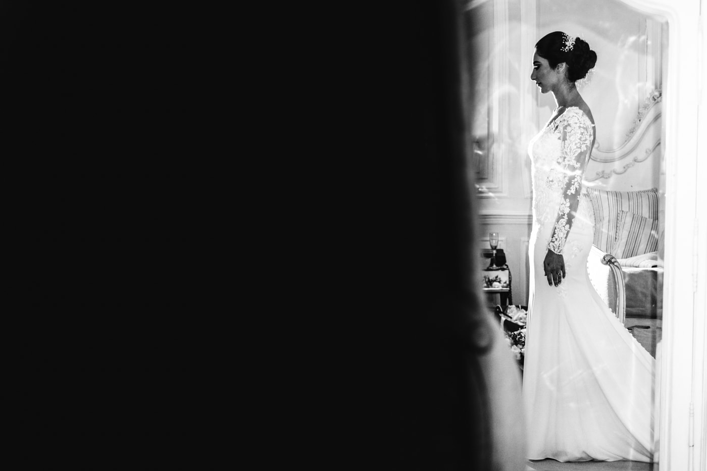 final bridal preparations at eshott hall