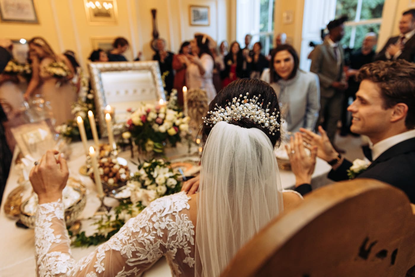 Iranian ceremony during an eshott hall wedding