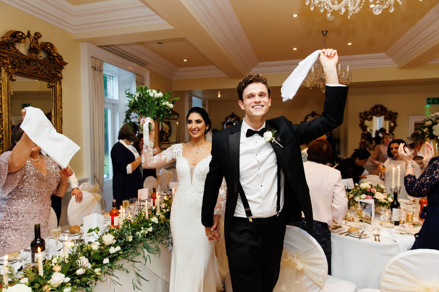Iranian ceremony during an eshott hall wedding