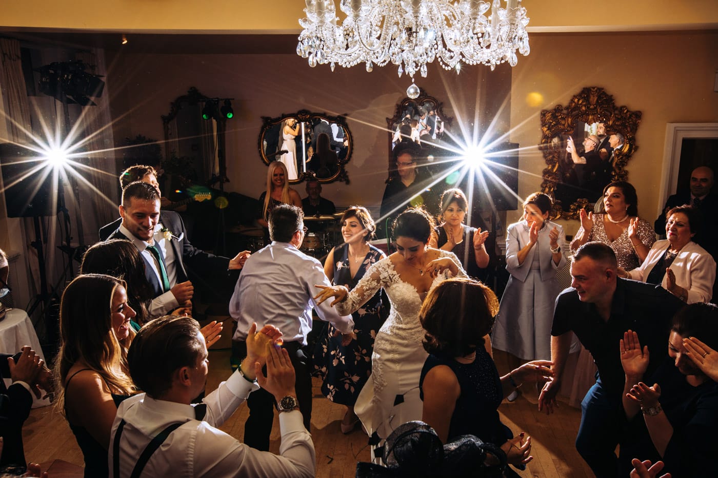 1st dance at eshott hall wedding venue