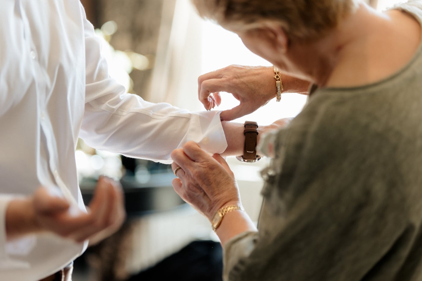 groom preparations at eaves hall