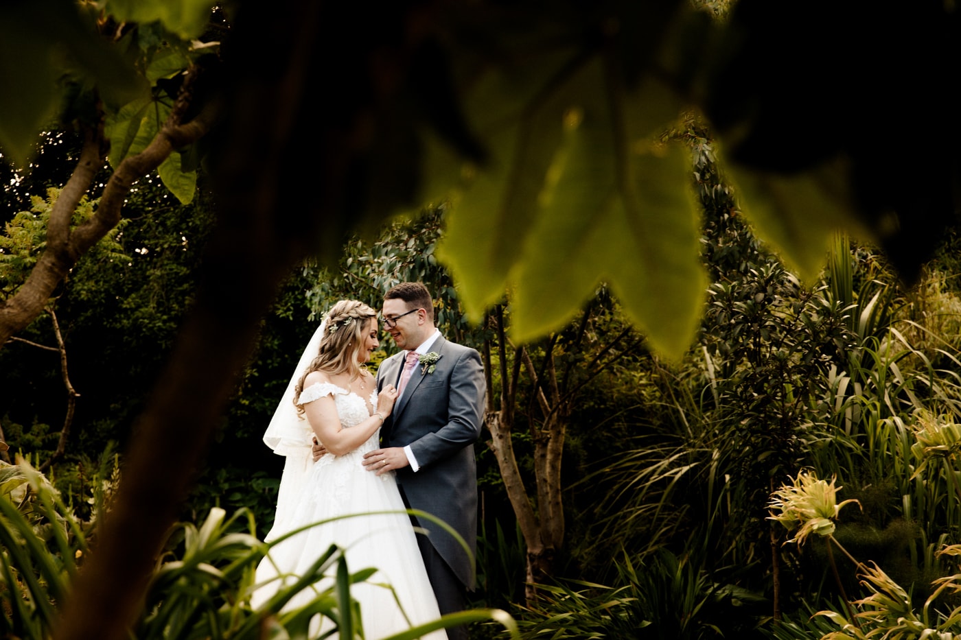 abbeywood estate cheshire bridal portraits in the gardens