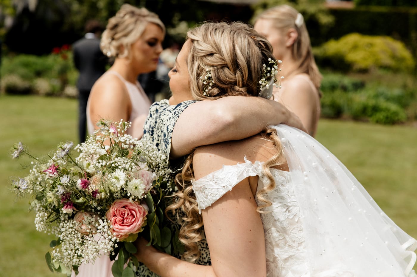 abbeywood estate outdoor wedding ceremony in cheshire