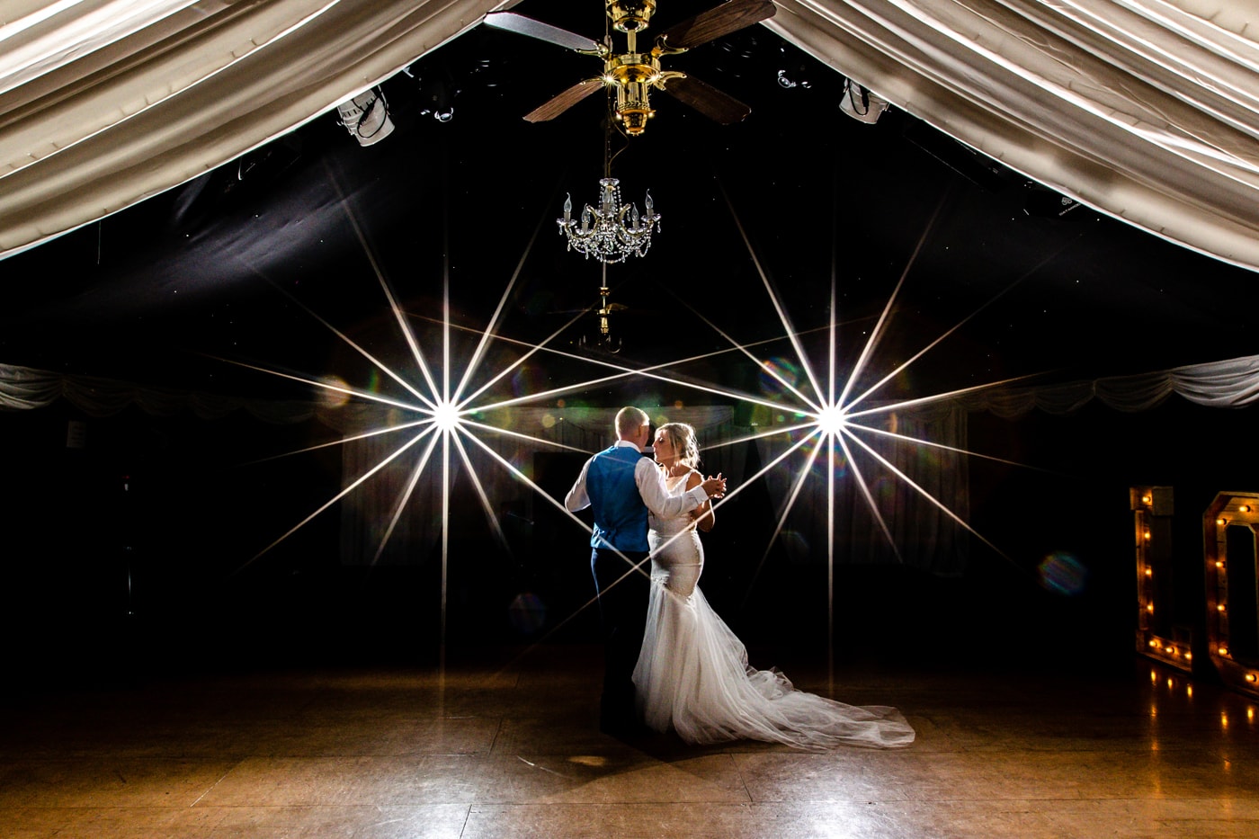 1st dance and party at a wedding at heaton house farm in cheshire