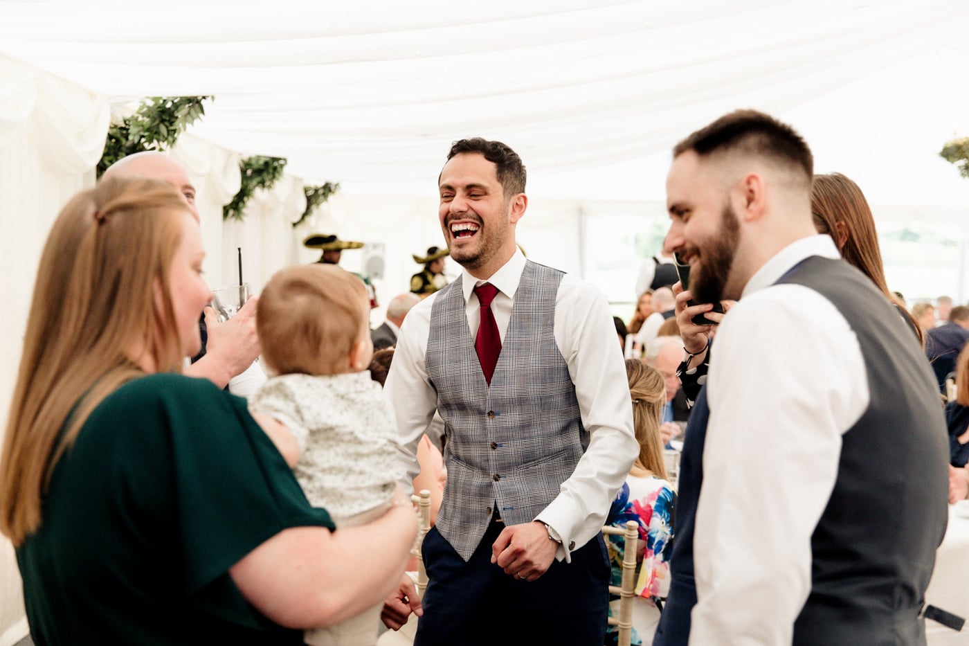 speeches after the wedding breakfast at the hilltop country house hotel
