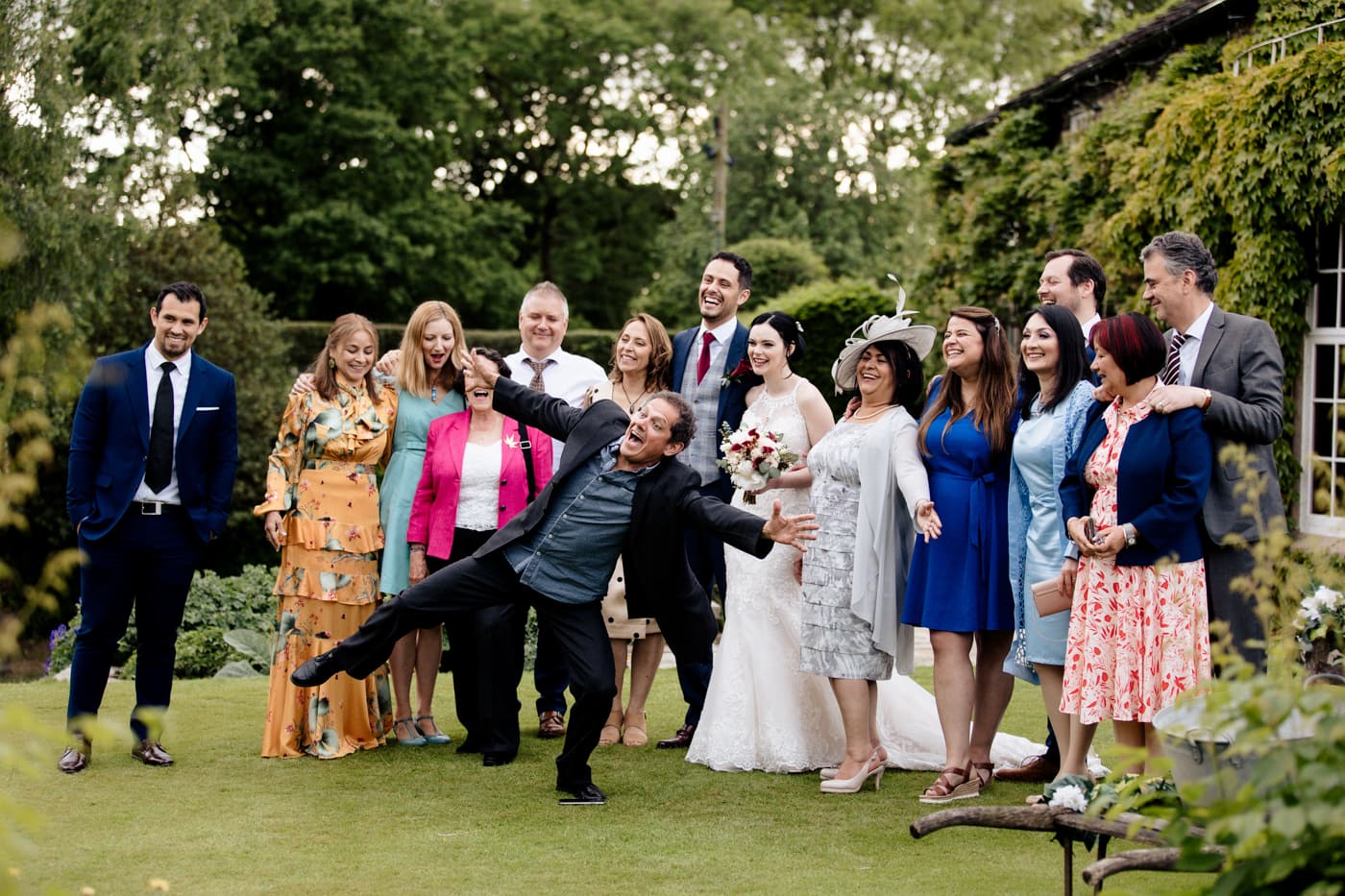 bride and groom portraits at the hilltop country house hotel