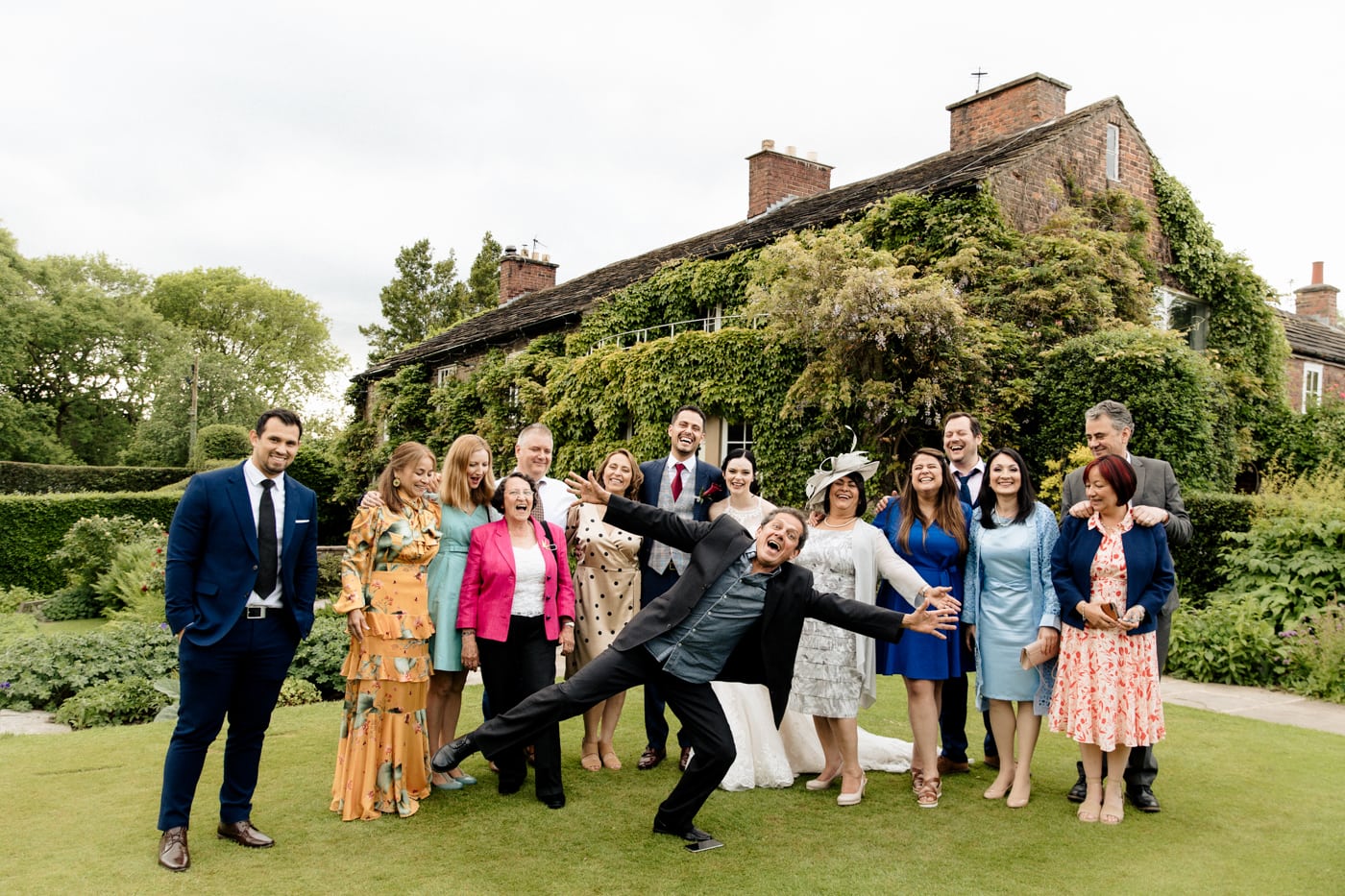 fun in the garden at the hilltop country house hotel