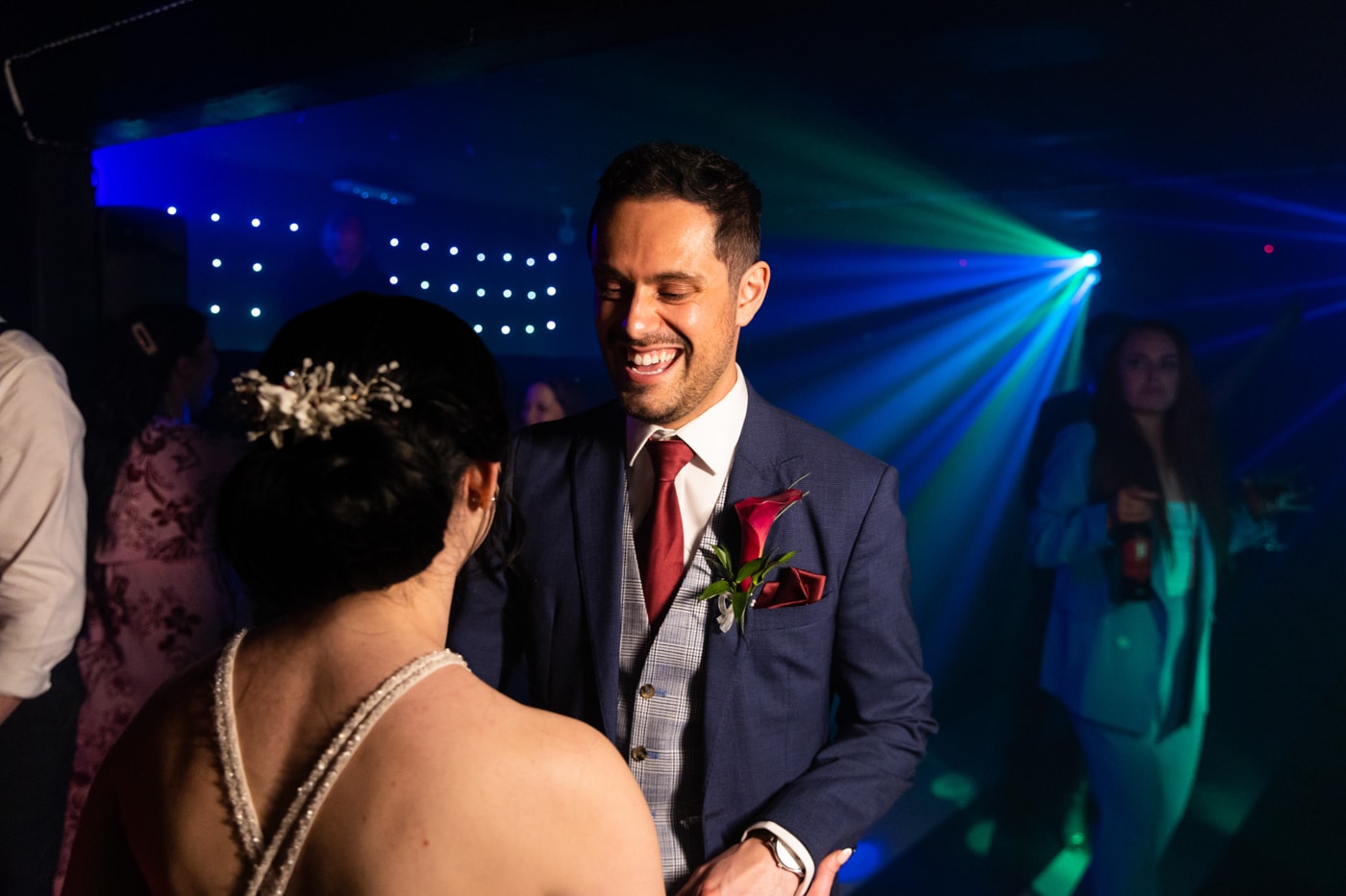 1st dance at the hilltop country house hotel