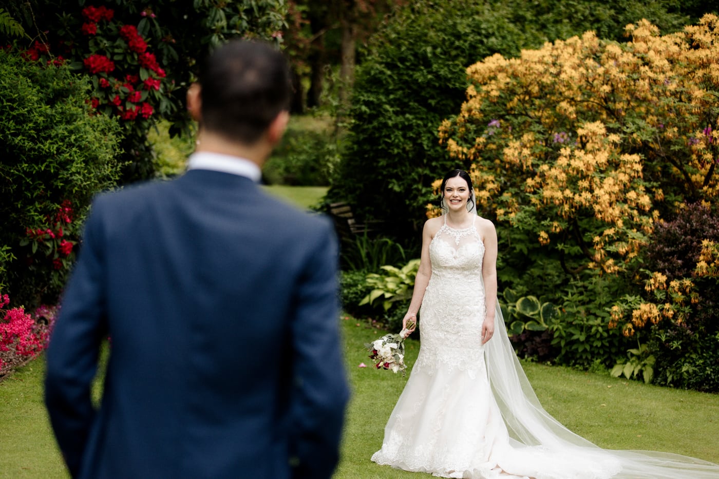 Gardens at the hilltop country house hotel in macclesfield a luxury wedding venue in cheshire