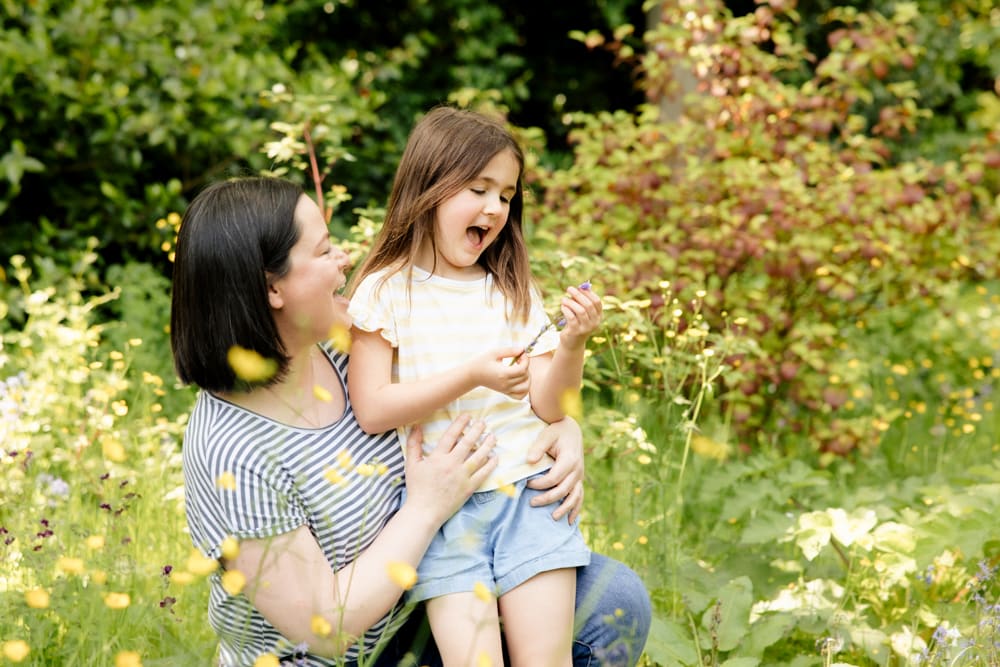 Walkden Gardens Family Photoshoot Portrait Session filled with fun and laughter
