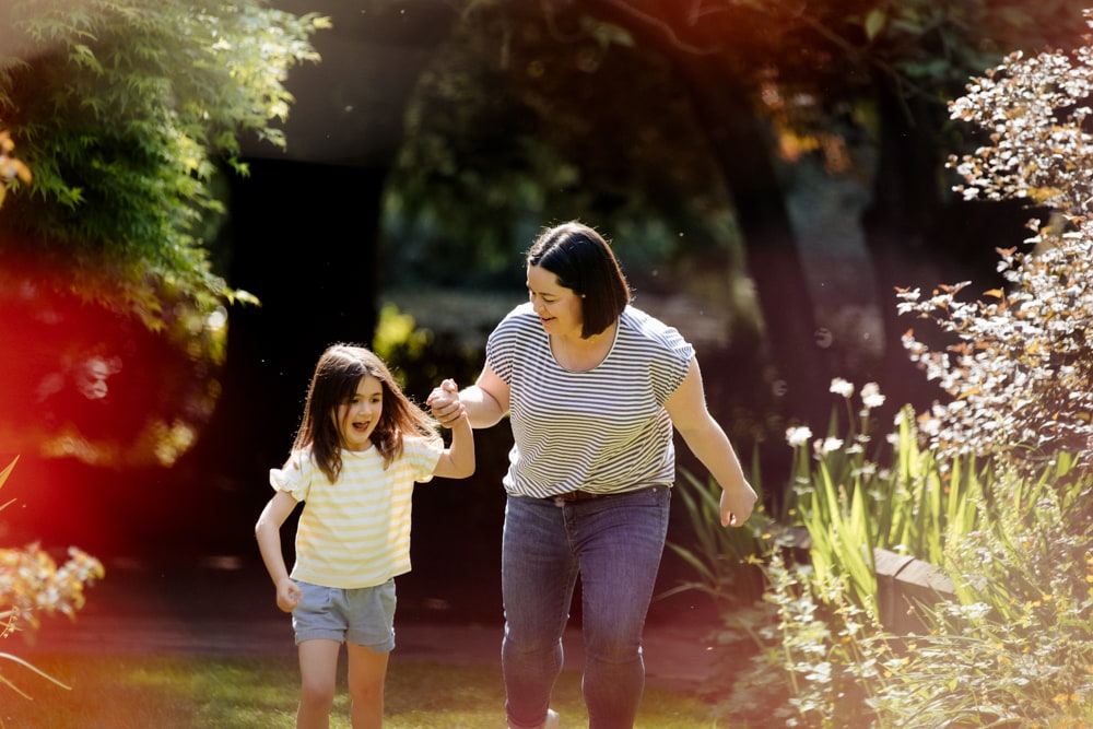 Walkden Gardens Family Photoshoot Portrait Session filled with fun and laughter