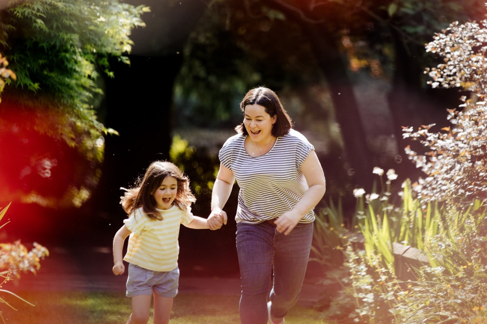 Walkden Gardens Family Photoshoot Portrait Session filled with fun and laughter