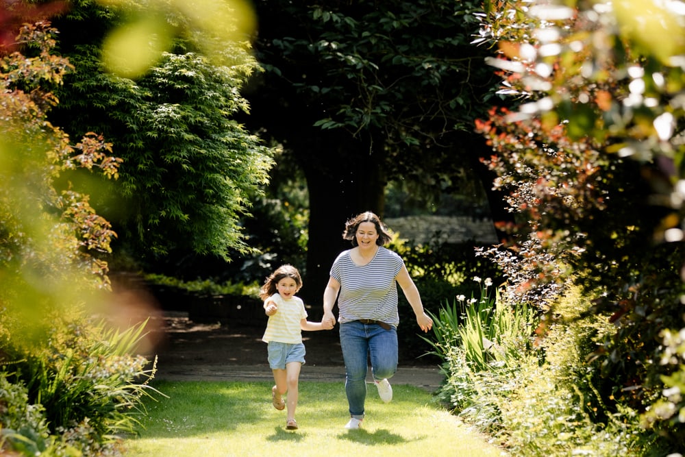 Walkden Gardens Family Photoshoot Portrait Session filled with fun and laughter