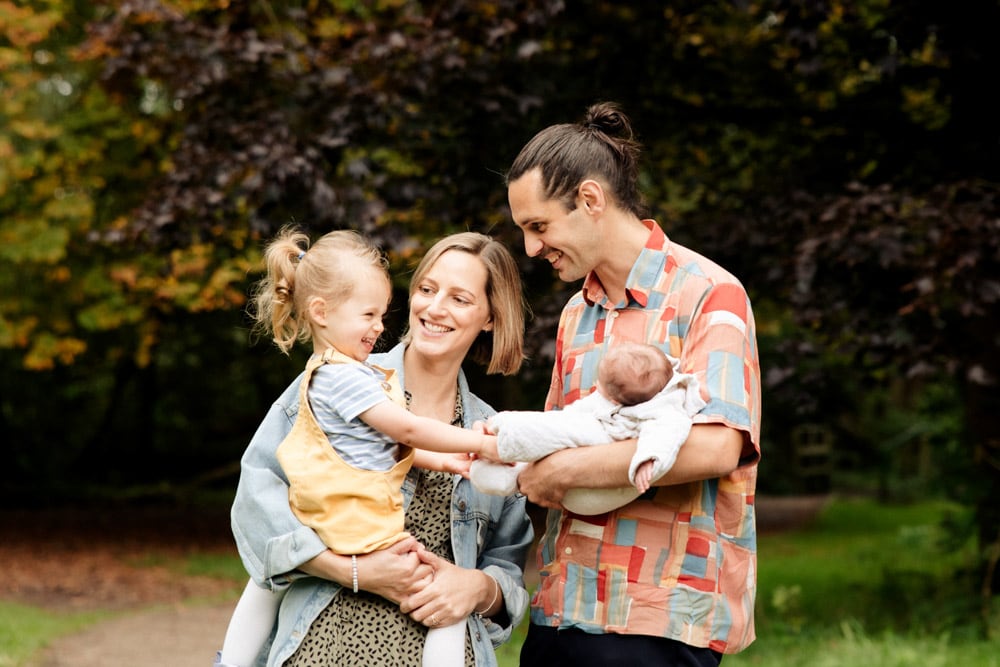 Family photoshoot at fletcher moss in didsbury by er photography