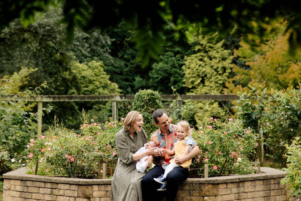 Family photoshoot at fletcher moss in didsbury by er photography