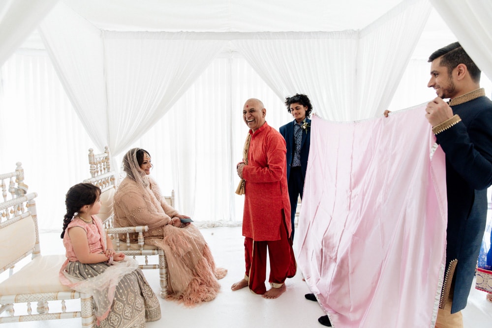 Indian ceremony at nunsmere hall cheshire for the wedding of shiv and toby by er photography