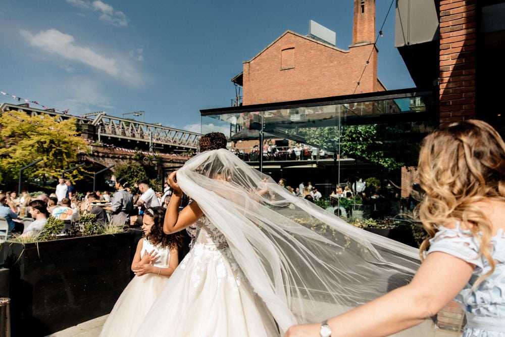 Castlefield Rooms Wedding Party Celebration for Olivia and Mike