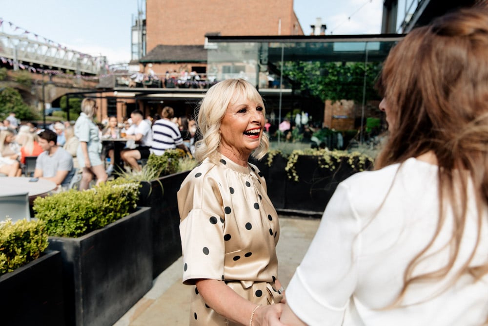 Castlefield Rooms Wedding Party Celebration for Olivia and Mike