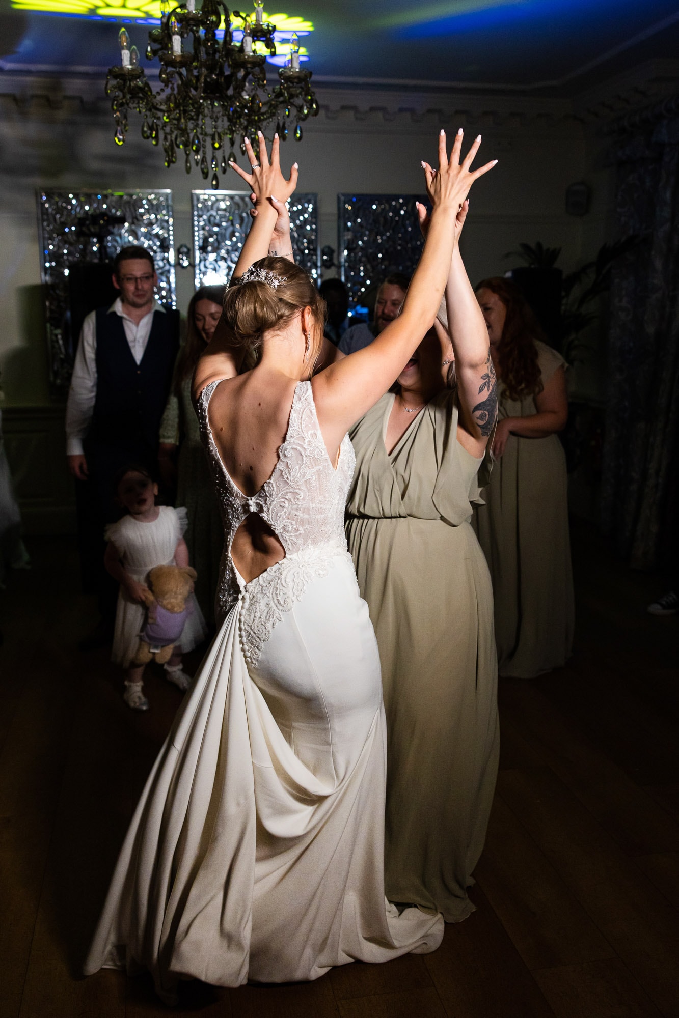 first dance photographs at eaves hall lancashire wedding venue