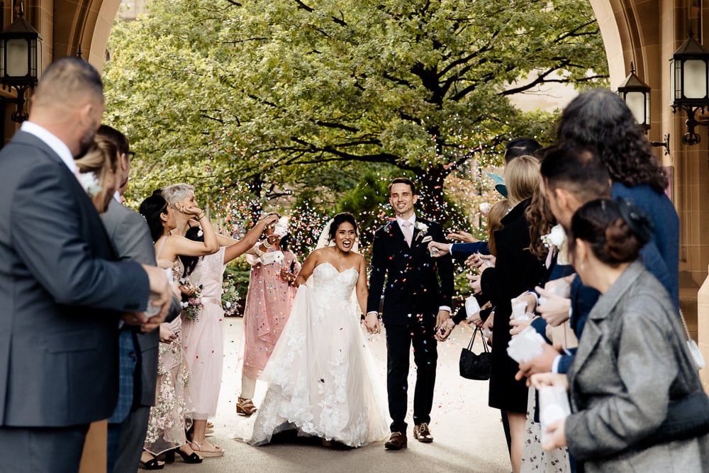 wedding ceremony at Manchester University Chambers
