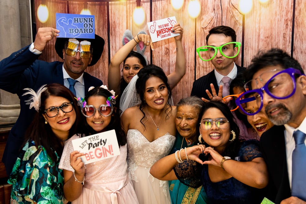 wedding celebration evening reception at the manchester university bistro building