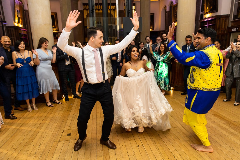 wedding celebration evening reception at the manchester university bistro building
