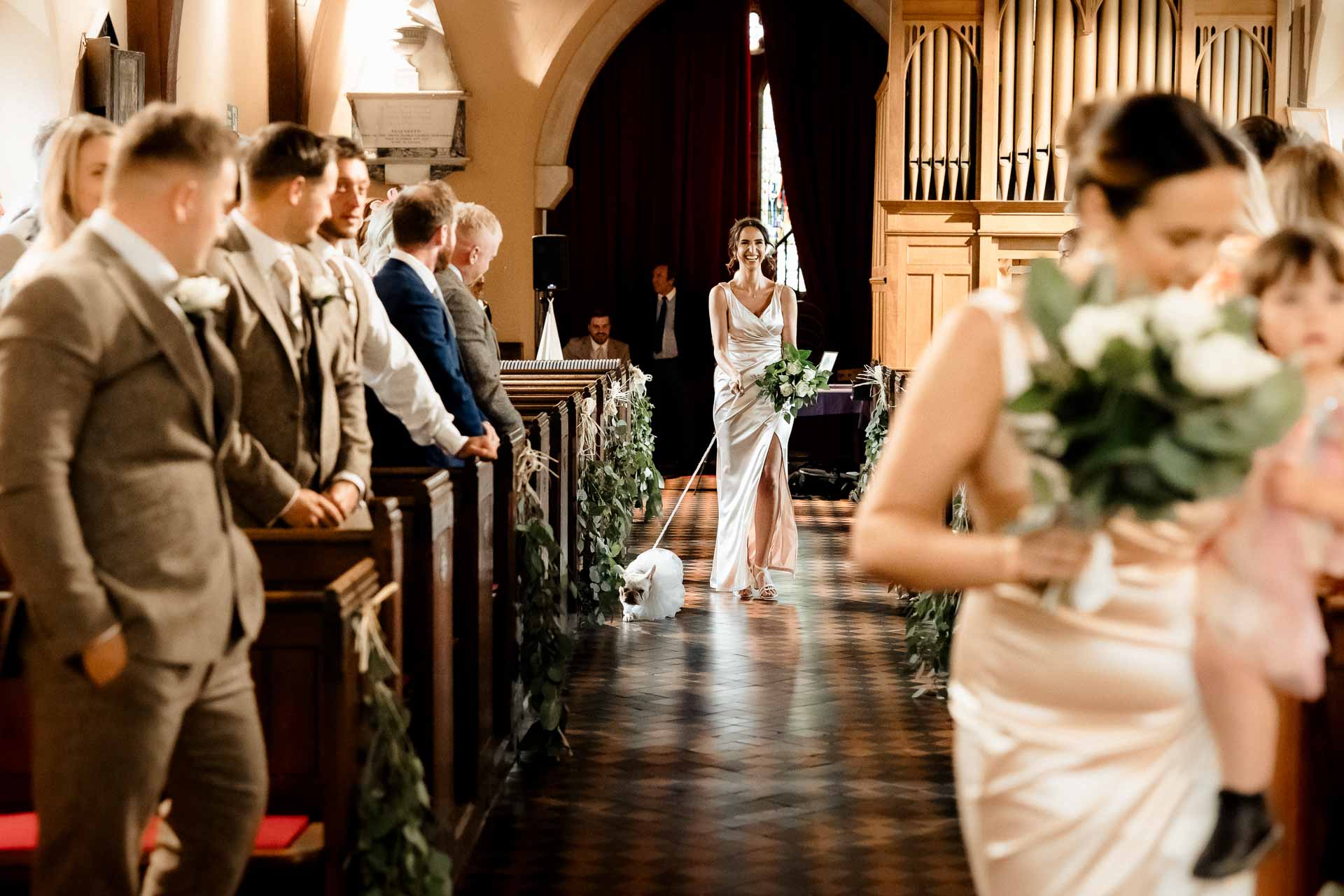 bridal preparations in the round room in The Citadel in Shropshire