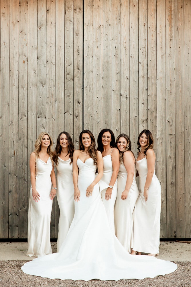bridal portraits at the barn at morley