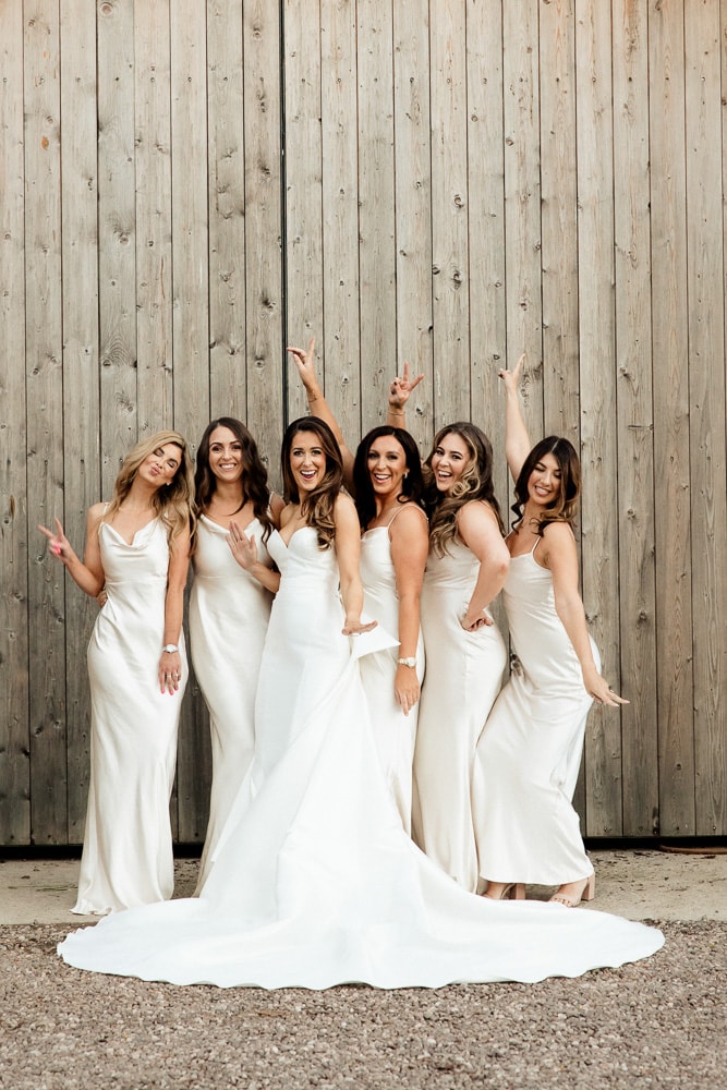 bridal portraits at the barn at morley