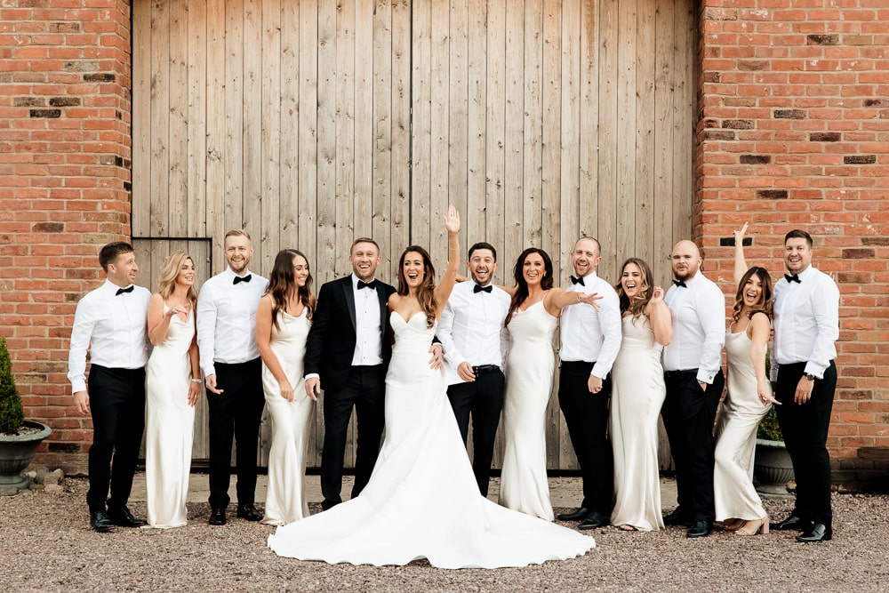 bridal portraits at the barn at morley