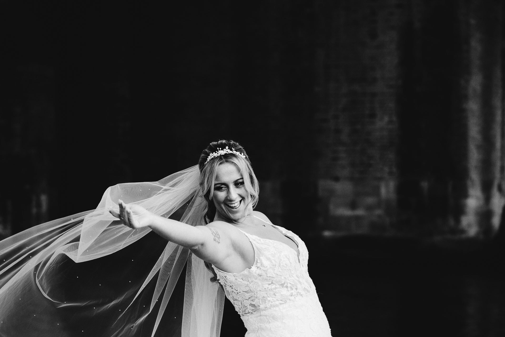 bride and groom portraits at the castlefield rooms manchester