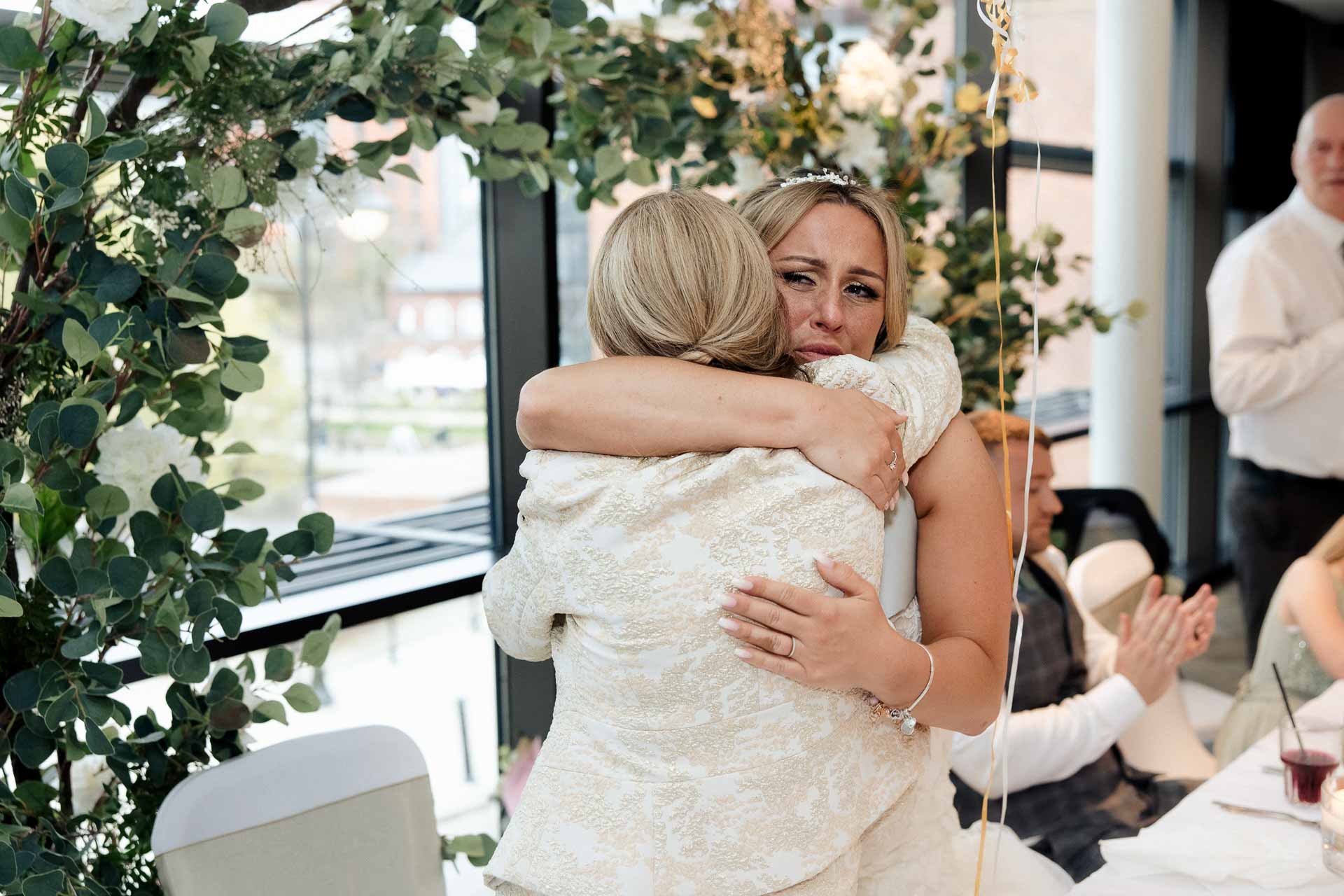 wedding breakfast and speeches at the castlefield rooms manchester