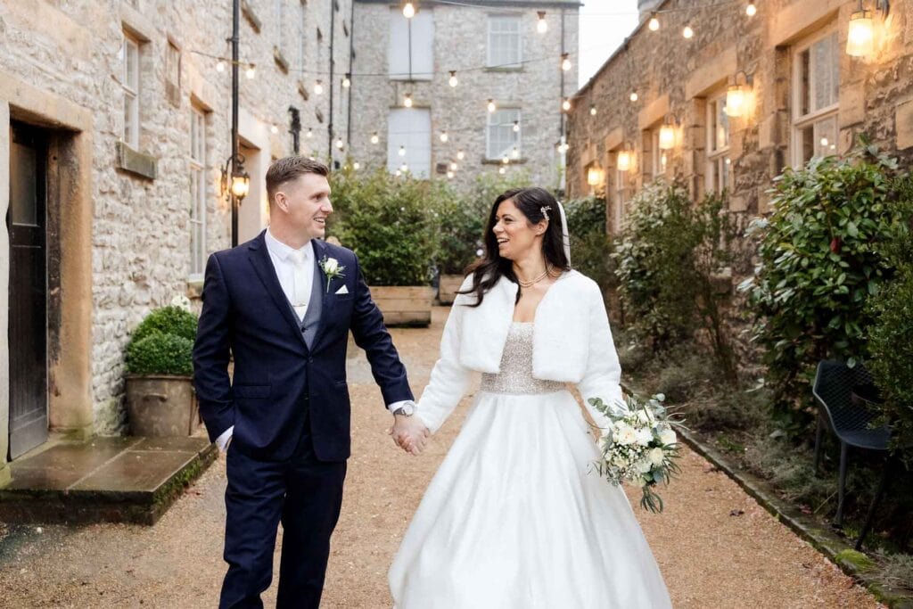 Holmes Mill wedding of Holly and Matt in December 2023