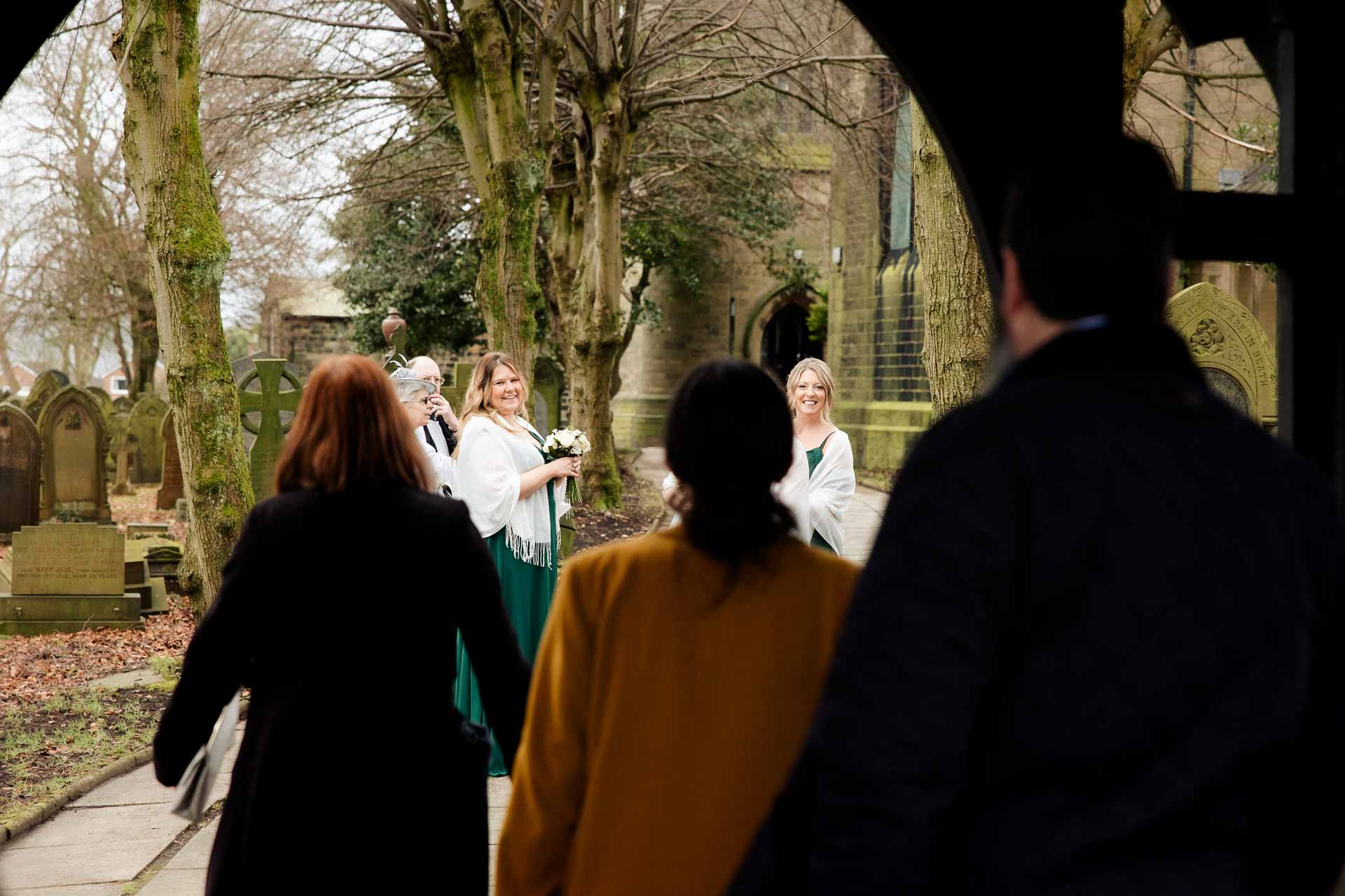 Holmes mill wedding of holly and matt in december 2023