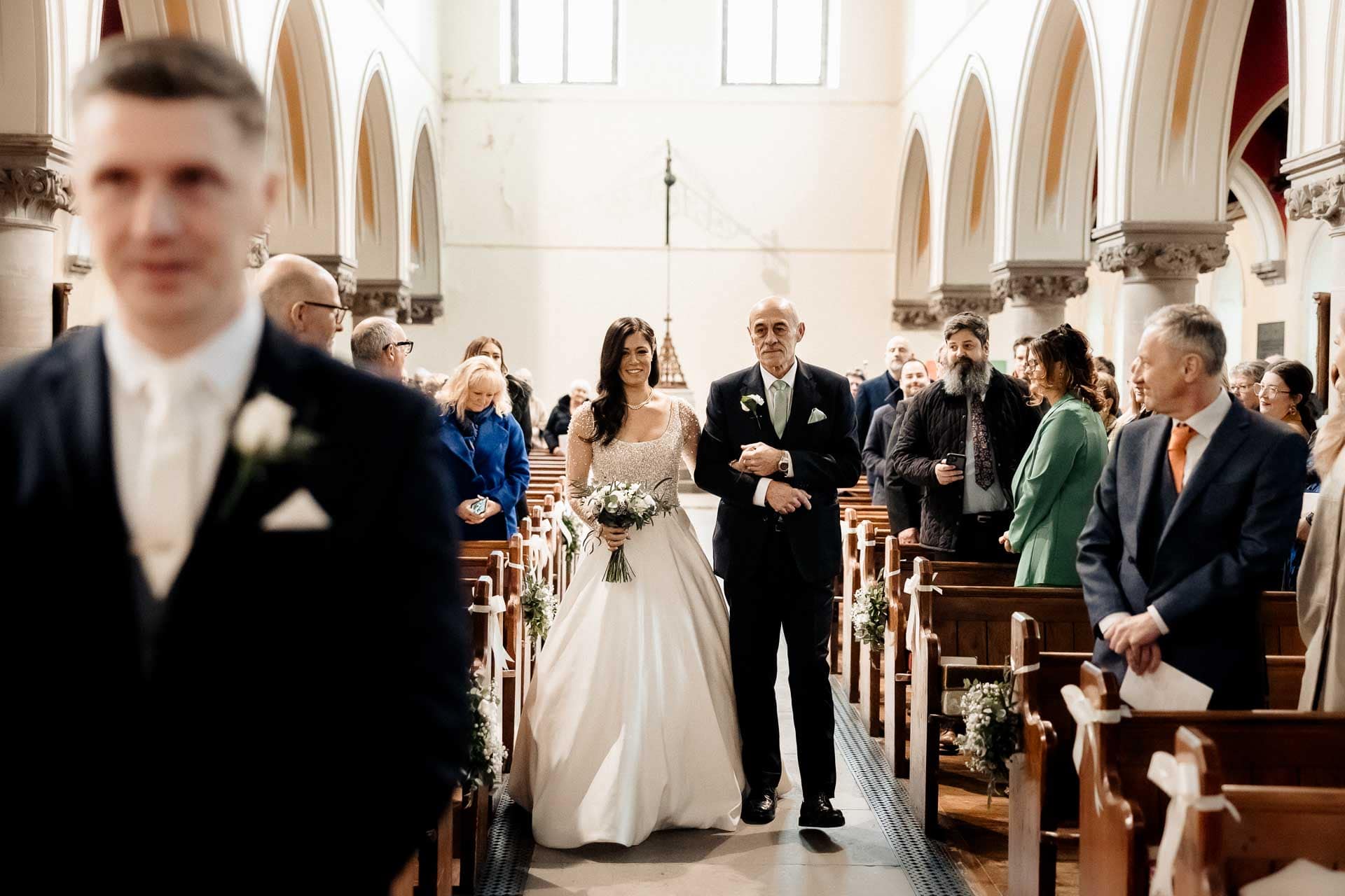 Holmes mill wedding of holly and matt in december 2023