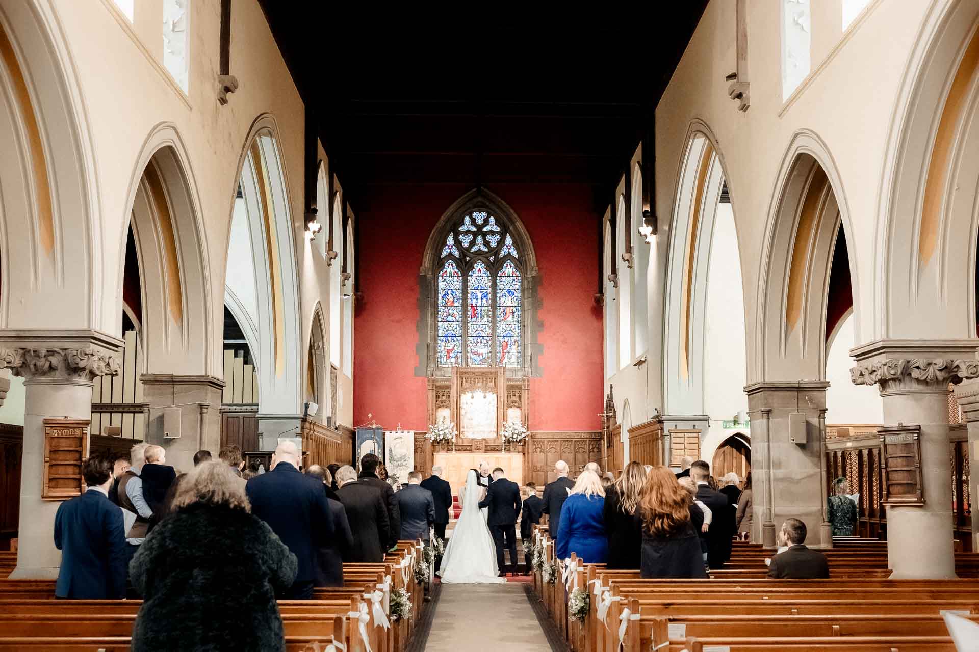 Holmes mill wedding of holly and matt in december 2023