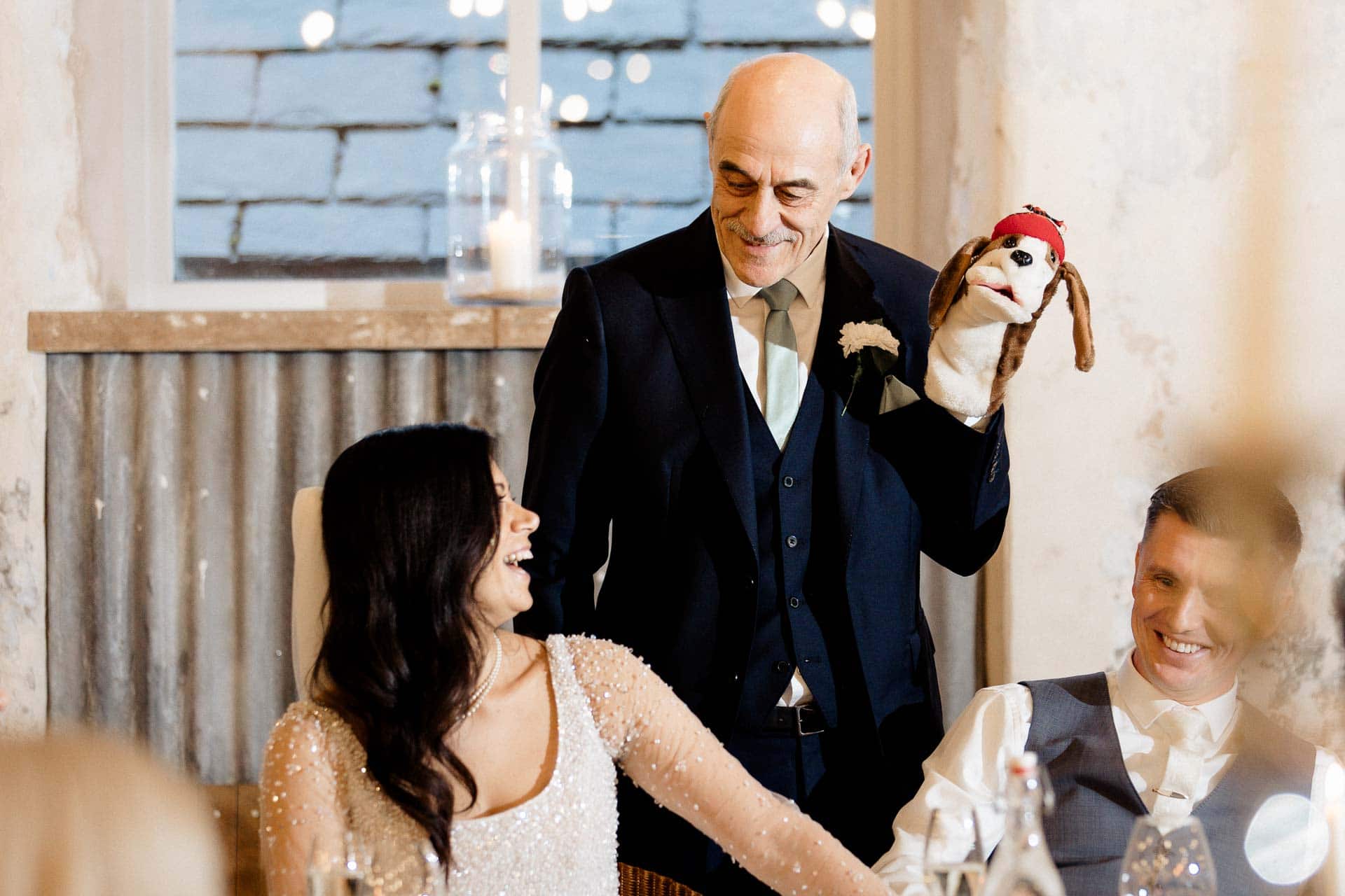 confetti with bride and groom at holmes mill