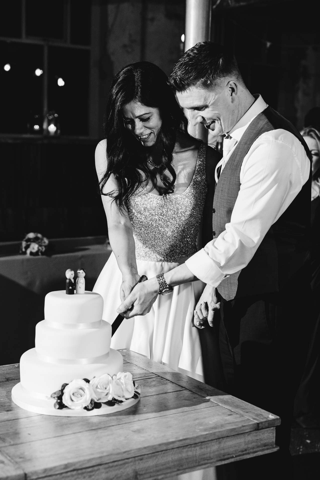 cutting the cake at holmes mill