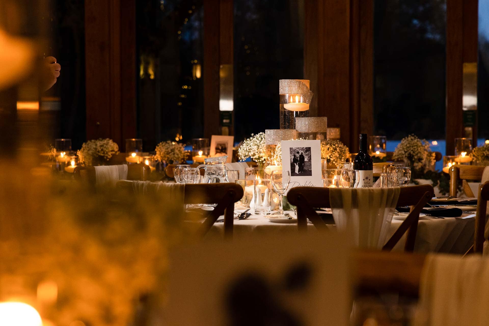 wedding breakfast and speeches at the oak tree peover